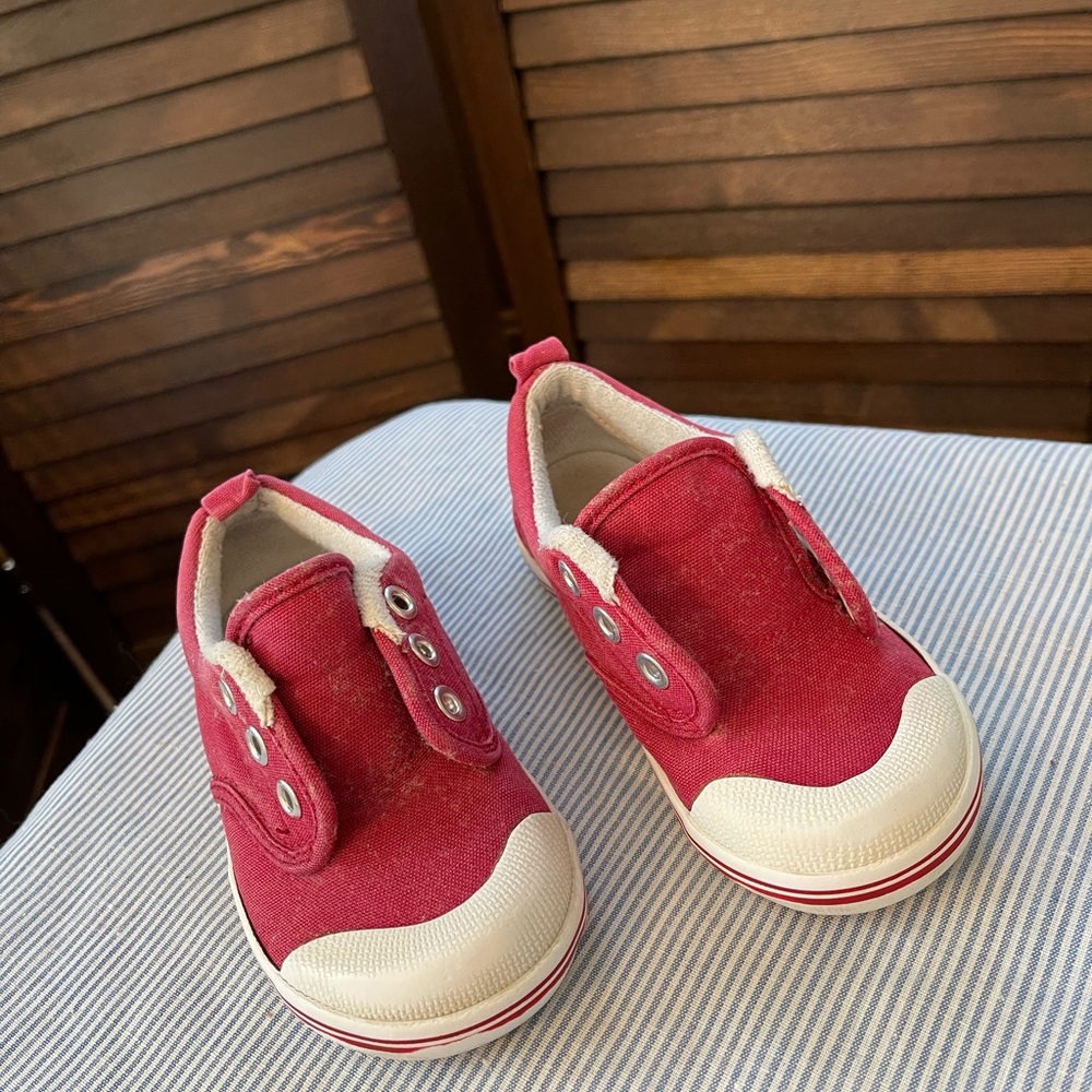 Keds Red with White Rubber Tops for Little Girl’s